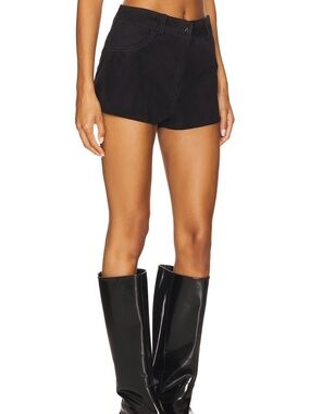 ZUT x Revolve Belmont Suede shorts in navy